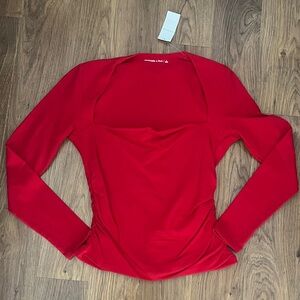 Abercrombie and Fitch A&F Ava Long Sleeve Top (L-NWT)